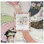 Комплект дизайнерска хартия за скрапбукинг 12 inch (30.5x30.5 см) 12 дизайна x 2 листа и 1 щанцован лист