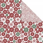 Дизайнерска хартия двустранен печат Ice Crystals And Dots 30.5x30.5 см by Vivi Gade 180 гр Creativ -5 листа