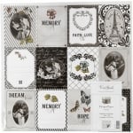 Дизайнерска хартия двустранен печат 30.5x30.5 см Paris by Vivi Gade 120 гр Creativ -5 листа