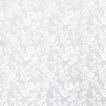 Хартия 120 гр/м2 сребърна релефна с рози 50х70 см  -1 брой