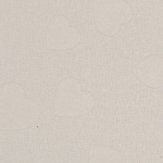Хартия перлена едностранна релефна със сърца 120 гр/м2 50х70 см бяла -1 брой