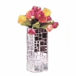 Креативен комплект ваза 205х60х60 мм 4 размера мозайка стъклена огледална за декорация ~ 237 части