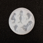 Силиконов молд /форма/ 76x80x8 мм русалки