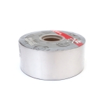 Лента панделка за цветя и опаковки 48 мм цвят бял ~75 метра