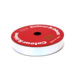 Лента панделка за цветя и опаковки 16 мм цвят бял дъга ~9 метра