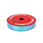 Лента панделка за цветя и опаковки 16 мм цвят светло син дъга ~9 метра