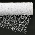 Мрежа тип паяжина 48x450 см цвят бял