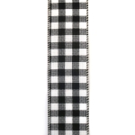 Лента зебло 60 мм черно и бяло ~6 метра