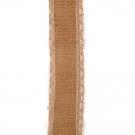 Основа за апликация лента зебло с дантела 6.7 см - 2 метра