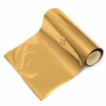 Декоративно фолио цвят злато 125 мм за топъл печат огледално покритие Fot Foil -5 метра