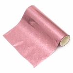 Декоративно фолио цвят розов 125 мм за топъл печат преливащ цвят с дъга Fot Foil -5 метра