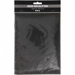 Трансферно фолио с брокат за текстил Iron On Foil, 148x210 мм, Creativ цвят черен -1 лист