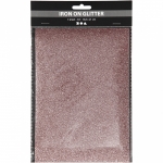 Трансферно фолио с брокат за текстил Iron On Foil 148x210 мм Creativ цвят розов светъл -1 лист