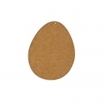 Фигурка кафява МДФ за декорация яйце 100x80x2 мм