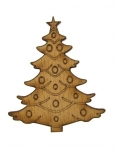 Фигурка дърво за декорация елха 68x4 мм -1 брой