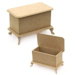 Кутия MDF за декорация 23x13x16 см