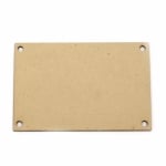 Плочка MDF за декупаж 10x15x3 мм с четири отвора x 5 мм