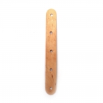 Дървена плочка фиксатор 15x1.8 см с 5 дупки -5 бр