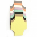 Хартиена рамка за сглобяване квадратна 9x9 см SQUARE FOLIA асорти цветове -48 броя