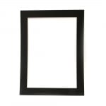 Единична рамка от картон 700 г/м2 за хартия А4 с външен размер 26.4x35 см цвят черен
