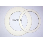 Заготовка за албум от бирен картон кръг 18 см