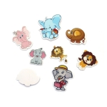 Самозалепващи животни от фоам /EVA материал/ 30~47x32~52x2.5 мм ~20-22 броя