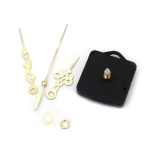 Часовников механизъм 55x55x16 мм стрелки винтидж 65 мм 92 мм 120 мм цвят злато захранване АА1.5 V (батерия)