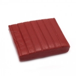 Полимерна глина металик червена - 50 грама