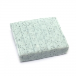 Полимерна глина синя бледо с брокат - 50 грама