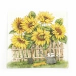 Салфетка за декупаж Ambiente 33x33 см трипластова GARDEN OF SUNFLOWERS -1 брой