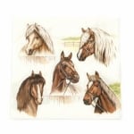 Салфетка за декупаж Ambiente 33x33 см трипластова HORSE RANGE -1 брой