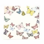 Салфетка за декупаж Ambiente 33x33 см трипластова BUTTERFLY WHITE -1 брой