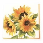 Салфетка за декупаж Ambiente 33x33 см трипластова Girasoli-1 брой