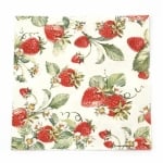 Салфетка за декупаж Ambiente 33x33 см трипластова Garden Strawberries-1 брой