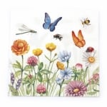 Салфетка за декупаж Ambiente 33x33 см трипластова Butterfly Meadow-1 брой