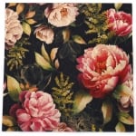 Салфетка за декупаж Ambiente 33x33 см трипластова Peonies composition black -1 брой