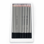 Комплект графитни моливи sketching за графика и дизайн - 12 броя