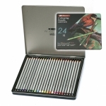 Комплект акварелни моливи в метална кутия -24 цвята