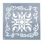 Шаблон за многократна употреба размер на отпечатъка 18x18 см Л42