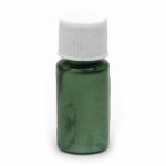 Перлен оцветител (пигмент) за смола на маслена основа цвят зелен -10 мл