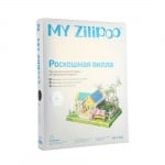 3D пъзел ZILIPOO от пенокартон с жива градина 27x20x12 см -Стилна къща -31 части