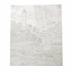 Комплект рисуване по номера 40x50 см -Нощен фар Ms8177