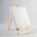 Статив-триножник дървен 235x180 мм с платно с подрамка 150x200 мм Mont Marte Easel with Canvas Small