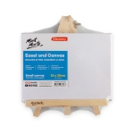 Статив-триножник дървен 235x180 мм с платно с подрамка 150x200 мм Mont Marte Easel with Canvas Small