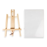 Статив-триножник дървен 235x180 мм с платно с подрамка 200x300 мм Mont Marte Easel with Canvas Medium