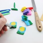 Комплект полимерна глина Mont Marte Make n Bake Polymer Clay -10 броя x 10 грама