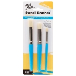 Сет четки за стенсили 4-8-12 Mont Marte Stencil Brush Set -3 броя