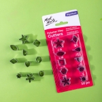 Комплект форми за изрязване на глина от 13мм до 25 мм Mont Marte Polymer Clay Mini Cutter Set 10 броя