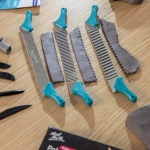 Комплект гъвкави ножове за полимерна глина Mont Marte Flexible Polymer Clay Blades -3 броя