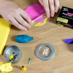 Полимерна глина Mont Marte Make n Bake Polymer Clay Lemon Yellow 400 грама лимонено жълто